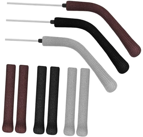 ORFOFE 3pares Almohadillas Para Gafas Antideslizantes Fundas De Tejido Para Brazos De Gafas Cómodas y Protección Para Orejas y Templetes Colores