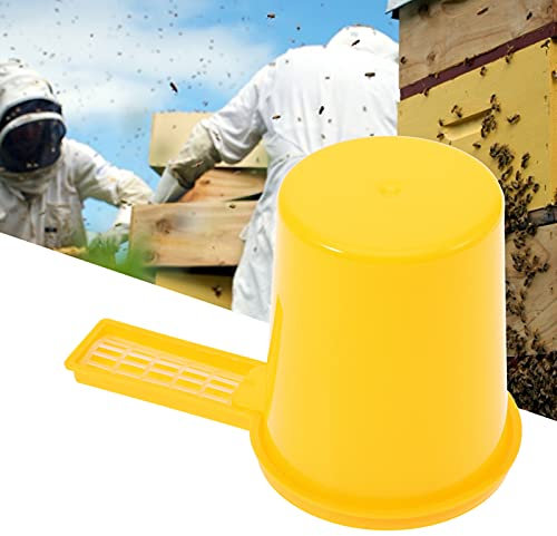 Phefop 2 Stück Imkerei-Tränke, Honigbienen-Futterspender, Bienen-Futterspender, Honigbiene, Bienenzucht-Futtergestell, Imkerei-Ausrüstung, Einfach zu Tragen, Einfach zu Bedienen