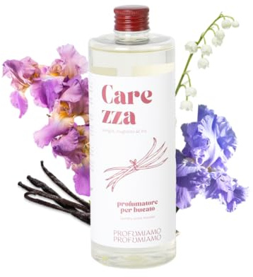 Profumiamo Profumiamo Profumo per Bucato 100 ml. - Profuma Bucato per Lavatrice e Asciugatrice (CAREZZA)