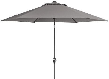 KETTLER 3.0m Wind-Up Parasol - Garden Parasol Umbrella with tilt - Parasol suitable for lawn, deck and patio. Durable aluminium frame with water-repellent and UV50+ sun protection canopy.