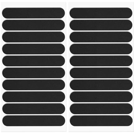 20-Pack Self-Adhesive Foam Hat Size Reducers, Adjustable Padding Strips for Helmets & Caps, Black Foam Inserts to Make Hats Fit Adhesive Backing for Secure Fit