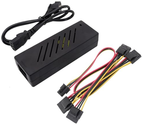 MCAOAL Cable de alimentación externa IDEs Molexs de alta estabilidad para discos duros NAS, soporta múltiples unidades y fuente de alimentación externa de fácil instalación