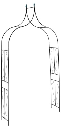 Générique Voûte de Jardin Vert foncé 120x38x258 cm Fer,Maison & Jardin,Pelouses & Jardins,Vie en extérieur,Structures extérieures,Arches, treillages & pergolas de Jardin,Vert,4.5 KG,47094