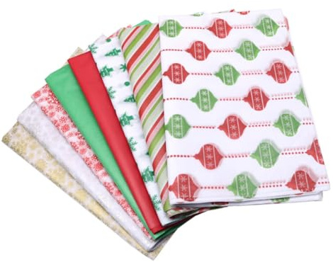 TOYZFRIENDY 50 Stück Teiliges Weihnachtsgeschenkpapier Großes Geschenkverpackungspapier Vielseitig für DIY Geschenkdekoration Blumenverpackung und Bastelbedarf für Familie und