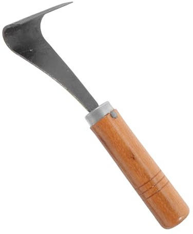 TOYANDONA Utensile per Tagliare la Corteccia Lama Resistente in Metallo, Raschietto per Alberi da Frutto Dotato di Impugnatura in Legno, Adatto per Giardinaggio Professionale