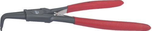 KS Tools 119.2062 Pinza di Sicurezza per Anelli di Sicurezza Esterni, Piegata 40-100 mm