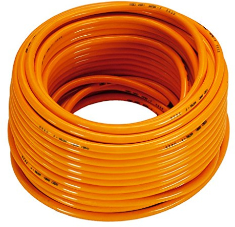 as - Schwabe cavo da cantiere 50 m - cavo estremamente robusto - H07BQ-F 5G6 - cavo da cantiere - cavo di prolunga - entrambi i lati taglio liscio - IP44 - arancione, 59447