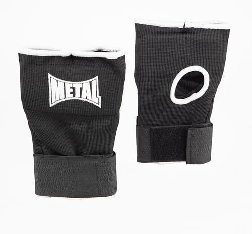 METAL BOXE - Sottoguanti Max Gel da ragazzo, nero