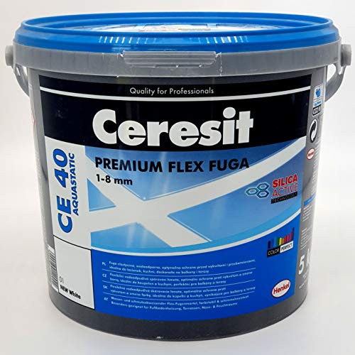Ceresit CE40 Aquastatic Fugenmörtel, 1-8 mm, 5 kg Eimer