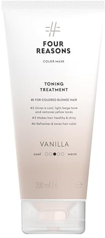 Four Reasons Hair Dye Conditioner - Vanilla Blonde - Natural Conditioner and Intensive Tint for Hair - Semi Permanent Blonde Hair Colour - Intensive & Gentle Colours Tint