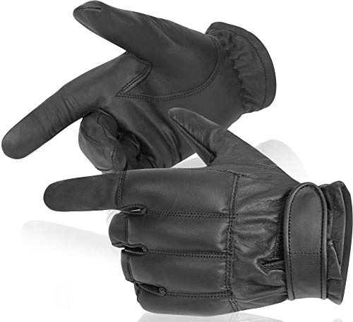 normani Security Quarzsandhandschuhe aus echtem Leder