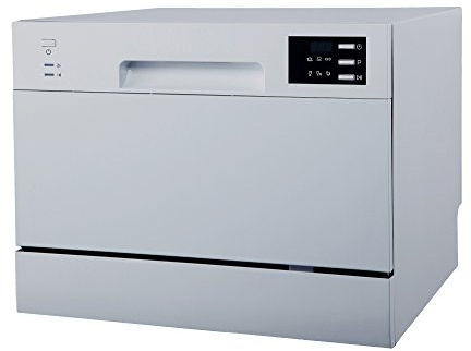 SPT SD-2225DSA Energy Star Countertop Dishwasher with Delay Start & LED – Silver
