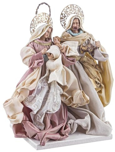 Magie di Natale Geburt Ehrt mit Kleidung Stoff Statuen für Krippe