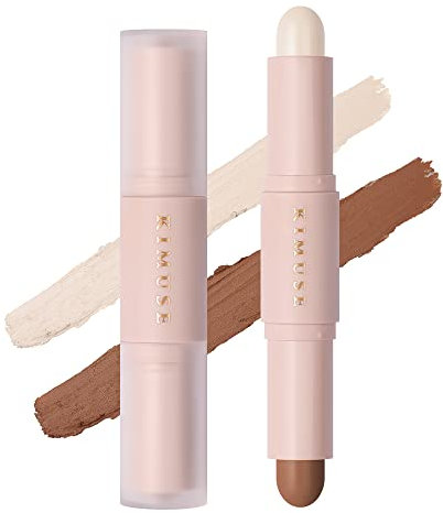 KIMUSE Kontur Stift Highlighter, Concealer Contouring Pen für einen definierten und Hightlighting Look, Contour stick Bronzer Face Make-up für jeden Hauttyp, Creamy Texture