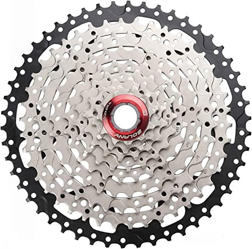 QQY 10 Fach Kassette 10 Gang Kassette 11-36-40-42-46-50T Kassette für Mountainbike Rennrad MTB Umwerfer (10-Gang 11-46T)