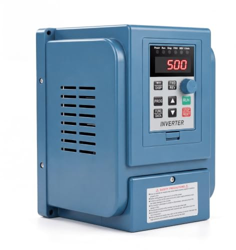 BuyWeek Inverter Convertitore di Frequenza 380VAC 1,5KW Inverter per Motori Trifase Regolatore di Velocità VFD, Azionamento a Frequenza Variabile per Ascensori Controllo Motore