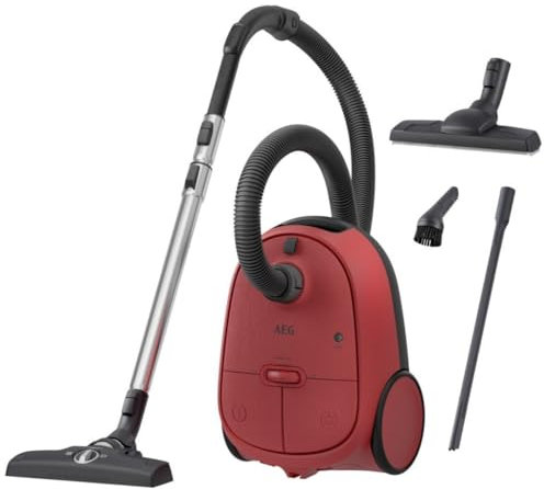 Aeg Ab61C3Cr Aspiradora 650W Rojo/Negro