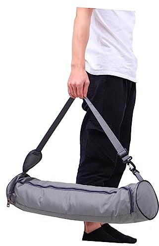 Happyyami Borsa Porta Tappetino Yoga in Tela Resistente, Facile da Usare, Stile Elegante per Sport e Viaggi, per Conservare e Trasportare Materassino Yoga