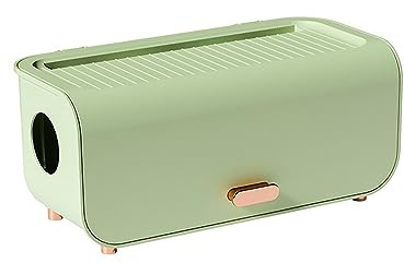 Boîte de Rangement pour Câbles Boîte de rangement de câbles de bureau, étui de rangement de ligne électrique, organisateur de prise de chargeur étanche à la poussière, étui à fils, organisateur d'enro