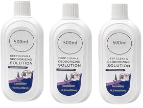 3 Flaschen 500 ml Lavendel-Reinigungsmittel, kompatibel mit Tineco FLOOR ONE S3 S5Pro2COMBOS7Pro Reinigungslösung for Roboterstaubsauger aller Serien, Zubehör