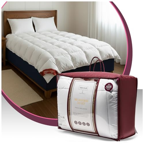 GC GAVENO CAVAILIA Super King Size Duvet 13.5 Tog - AntiAllergy Hotel Quality Bedding - Thick Microfiber Winter Quilt - Soft Warm Coverless Comforter - Heavy Superking Duvets - (220x260 cm), White