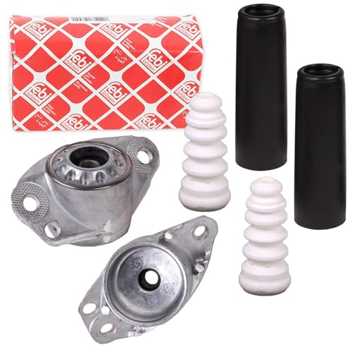 2x Febi Domlager+Protection Kit hinten | 10819 + 915400 für Golf 4 Polo 9N 6R Fab