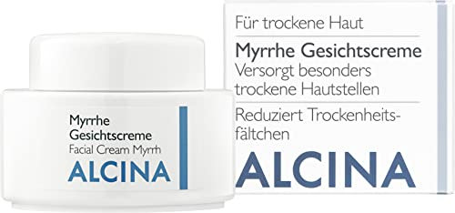 ALCINA Myrrhe Gesichtscreme - 1 x 100 ml - Trockene Haut - Versorgt besonders trockene Hautstellen - Reduziert Trockenheitsfältchen