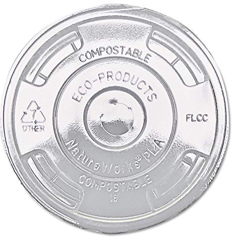 Eco Products EP-FLCC Flat Lid for 9-24 Ounce Cold Cup - 1000 / CS
