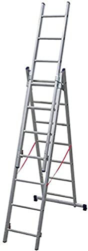 SCALA A SFILO FACAL 3 rampe 7+7 +7 SCALINI IN ALLUMINIO made in Italy
