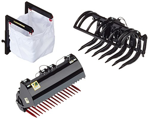 Wiking 7386 - Frontlader Werkzeuge Set B, schwarz