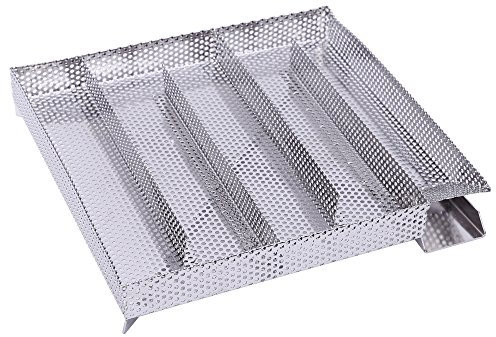 BBQ-Toro, affumicatore a freddo in acciaio | ideale per l’affumicatura fredda | generatore di fumo freddo | Food smoker| Affumicare i cibi (27 x 26,5 cm)