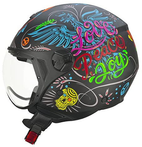 CGM open face, 167 FLO visiera sagomata