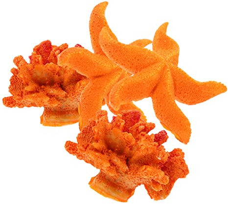 Hohopeti 4stücke Kunstkorallen Aquarien Teiliges Dekorationsornament Aus Robustem Resin Farbenfrohe Meeresdekoration Für Süß Und Salzwasseraquarien Langlebig Und Pflegeleicht