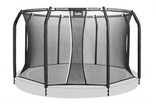 Salta Sicherheitsnetz – Ground - ⌀366cm - Schwarz – Geeignet Royal Baseground Sports Trampolin
