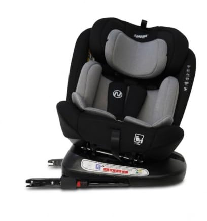 Nania - Siège auto Como pivotant 360° - I-Size 40-150 cm - Evolutif dès la naissance jusqu'à 12 ans environ - Groupe 0+/1/2/3 - Fixations isofix - Protections latérales