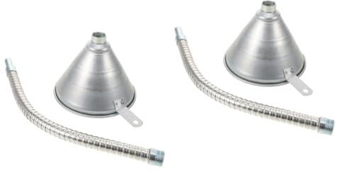 MUCKLILY 2piezas Embudo De Flexible De Boca Ancha Para Cambio De De Transmisión Para Automóviles y Maquinaria
