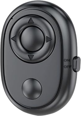 Telecomando di otturatore senza fili, clicker senza fili per foto, video, telecomando multifunzionale, facile da usare, compatibile con telefono, app, fotocamera e attrezzatura