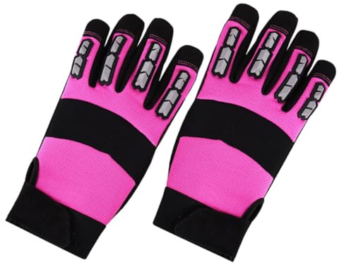 Happyyami Schutzhandschuhe Für Gartenarbeit Robuste Arbeitshandschuhe Aus Mikrofaser Und Netzgewebe Verschleißfeste Handschuhe Für Außenbereich Und Haushalt
