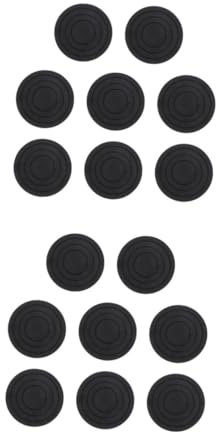 NUOBESTY 2 Sätze Rutschhemmende Erhöhungsmatten Pads Schutz Maschine Schützend Klein Unterlegscheibe Anti -Slip -vibrationsmatten Black Pp Harzfaser 8 Stück * 2