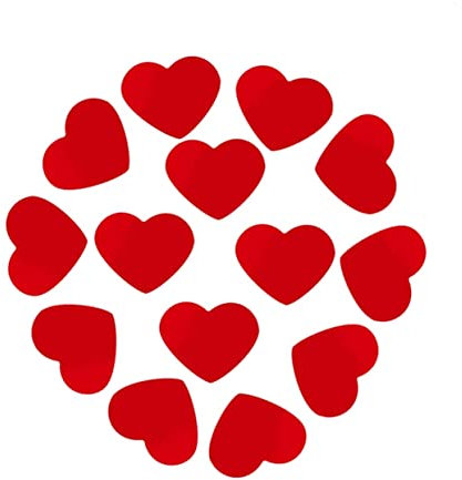 LABRIMP Decorazioni Per Matrimonio 200 Pezzi Cuori Scintillanti Paillettes 30 Mm Coriandoli Sparsi Per Tavoli Decorazioni Matrimonio Festa