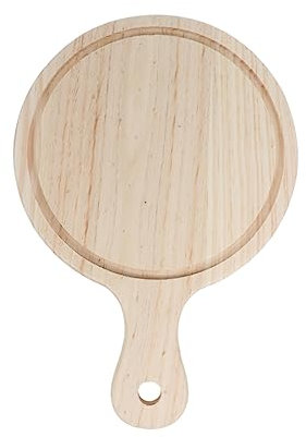 Pelle à creuser, pelle de jardin en bois, planche à pizza en bois naturel de 20 cm, plateau de service en bois, pelle à pizza, spatule, planche à charcuterie for la pâtisserie, usage domestique