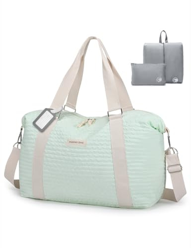 BAGZY Baby Wickeltasche Wasserdicht Wickeltasche Organizer für Mama und Papa Groß Baby Wickeltaschen Nylon Kliniktasche Geburt Muttermilchbeutel für Unterwegs Alltag Reise Walking Weekend Grün