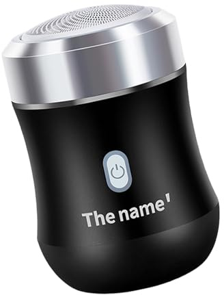 Máquina de Afeitar de Barba Recortador de Barba Impermeable para Aseo | Afeitadora Facial Recargable y Compacta Para Viajes, Hogar, Baño, Diario, Rutina de la Mañana,