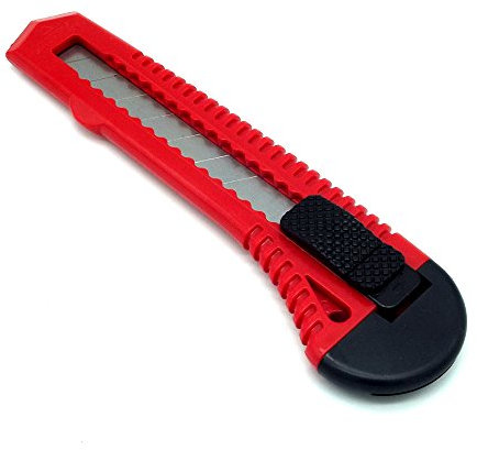 Set di 20 taglierini, lama spezzabile ogni 18 mm, per tappeti, fai da te, cartone