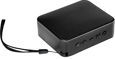 LogiLink SP0057 - Altoparlante compatto Bluetooth 5.0 per riproduzione musicale (microSD, USB-A, AUX) e radio FM integrata, supporta la funzione vivavoce, nero
