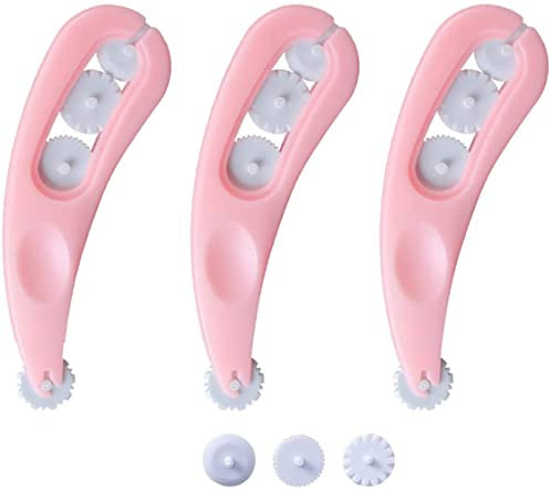 LATRAT Set di 3 taglierine per fondente, per fondente, per fondente, fiori, fondente, taglierino, strumento per modellare torte