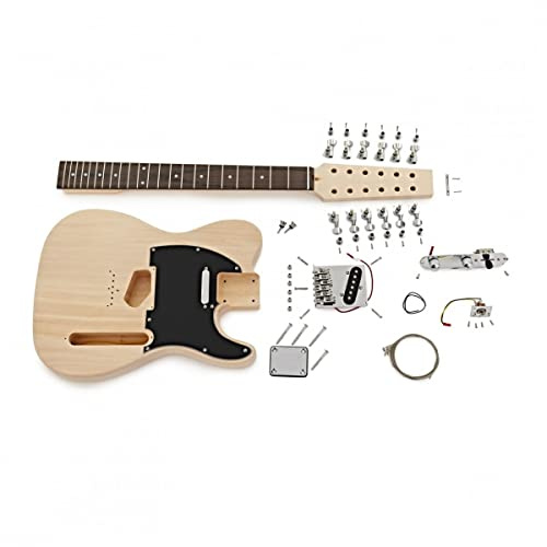 12 Saiten DIY E-Gitarren-Bausatz mit lötfreier Elektronik