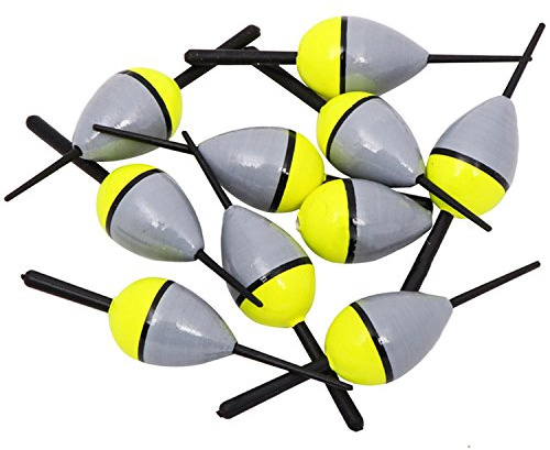 LSHDCER 10 Stück Posen Angeln Schwimmer Angelposen Set Beleuchtete Angelposen