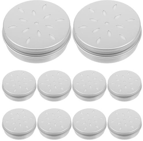 Angoily 10 Stück geruchsdosen für Hunde schnüffeldosen Hundeduft-Trainingsbox Training Hundeduft Nase Geruchsbehälter Aluminium Duftdosen Hundeduft-Arbeitsdosen