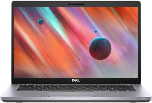 Dell Latitude 5410 14-inch Laptop, Intel Core i5-10310U, 16GB RAM, 512GB SSD, UK Keyboard, Windows 11 Pro - Black (Renewed)